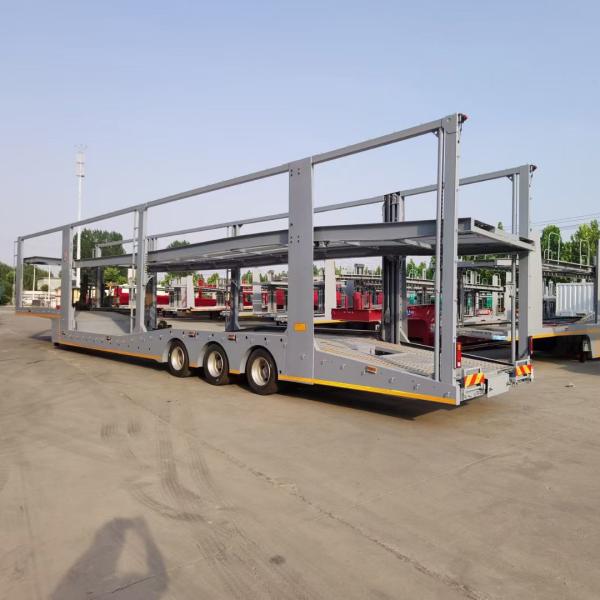 Hydraulic Car Carrier Trailer Semi Truck Trailer with 18t-28t Loading Weight Van-type