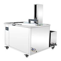 Grand réservoir de nettoyeur de bain à ultrasons 1000 litres pour cylindre de pièces en aluminium