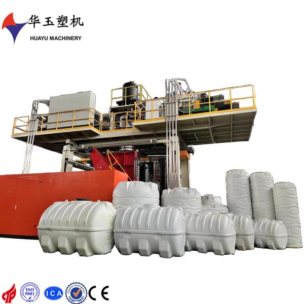 Máquina de moldagem por sopro de tanques de água de plástico de 8 camadas de HDPE de 3000 litros
