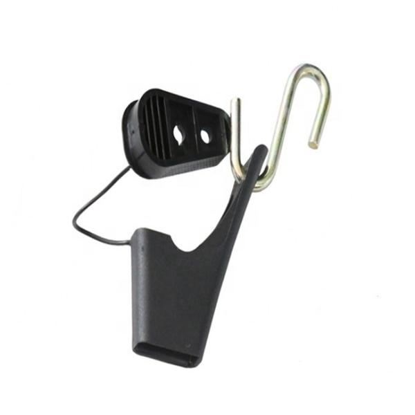 Grampos de tensão de isolamento de aço inoxidável de 80*30 mm para cabos de queda de fibra óptica ao ar livre