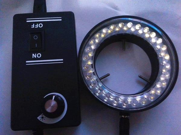 LED ring light microscope optic parts UV ultraviolet radiation purple light 365nm