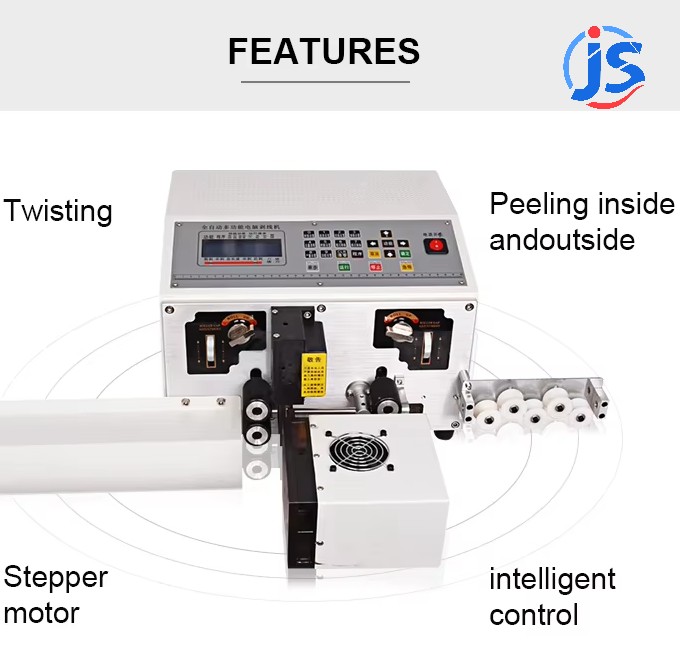 Fully Automatic Electric Flat Cable Wire Strip Twist Cut Produce One-stop Machine High Quality Factory Provide Agent Prices