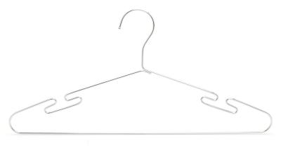 Ultra Thin Chrome Wire Hangers , Stainless Steel Hangers For Clothes