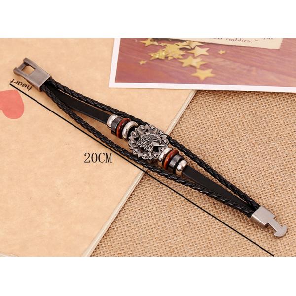 Men's leather bracelet Handmade retro leather bracelet