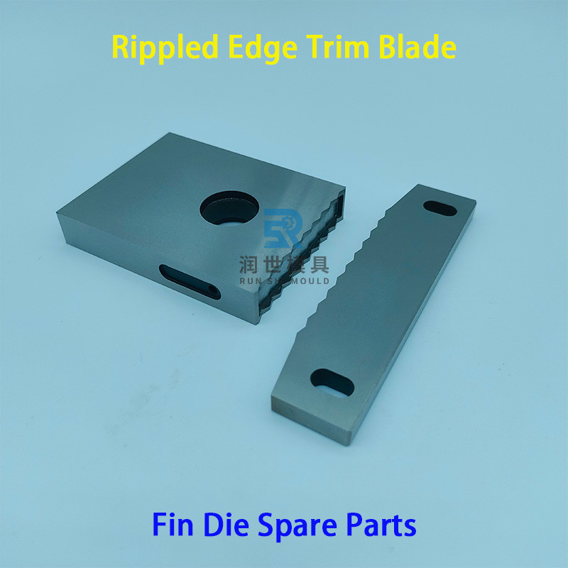 Customized Fin Die Spare Parts Lower Rippled Edge Trim Blade Advanced Slitting Technology