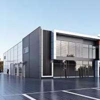Portal Frame Prefab Metal Structures Industrial Commercial Fabrication Hall
