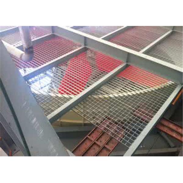 Сильная открытая решетка стального пола, анти- корозия сваренная решетка стального прута