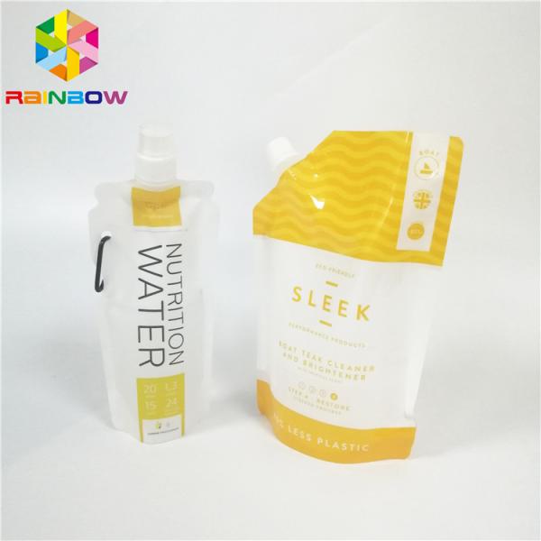 Heat Seal Baby Food Spout Pouch Packaging Beverage Bag 10 Colors Customized Size