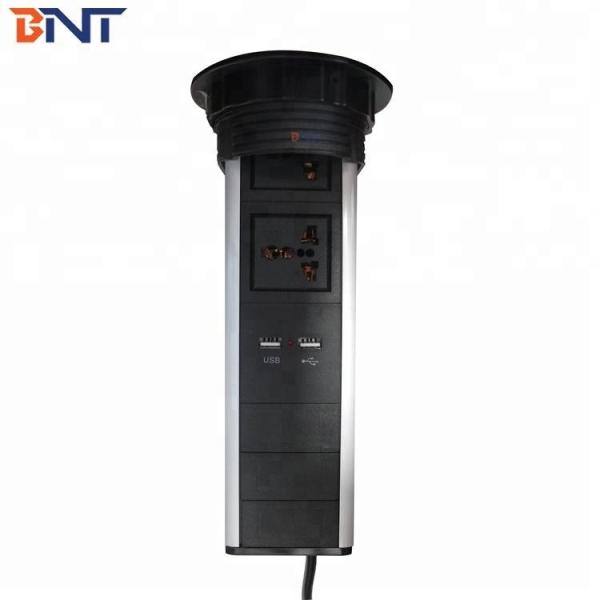 BNT furniture pop up multimedia connector with usb  charging for kitchen  furniture power data jack