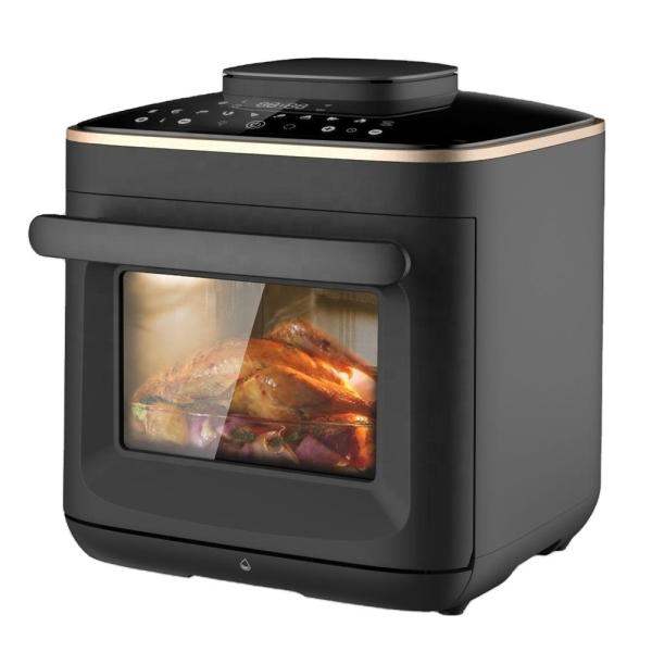 Air fryer touch screen  Commercial Electric deep fryers Household  use  9L 12L steam Oilless Cooking dual Air Fryer Oven