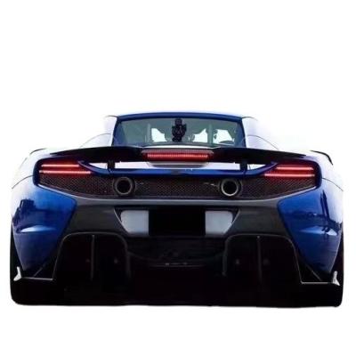 Vendez comme des gâteaux chauds pour McLaren MP4-12C 625C 650S Kit de carrosserie en fibre de carbone amélioré 675LT style jupe latérale diffuseur arrière