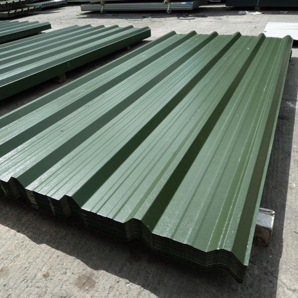 Color Roofing Ppgi Corrugated Sheet 1.2MM Metal Minimal Spangle