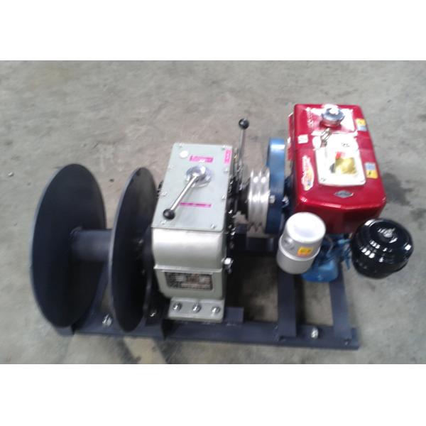 Diesel Cable Drum Cable Winch Puller High Speed for Tower Erection 5 Ton