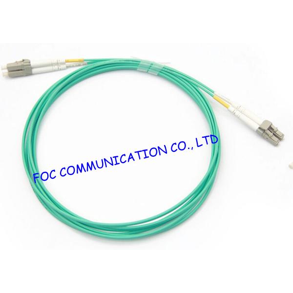 10Gb multi mode OM3 Duplex Fiber Patch Cables Lc To Lc Red and Black Boots