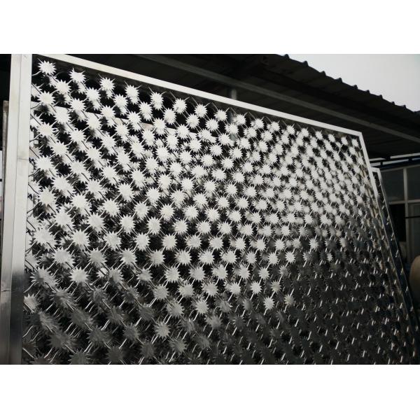 CBT 65 Razor Blade Wire Fence razor wire coil 0.5mm Thickness prison razor wire