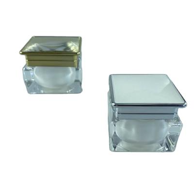 Telas de impressão de tela de seda cosmética 30g/50g Telas de acrílico quadrado para maquiagem final