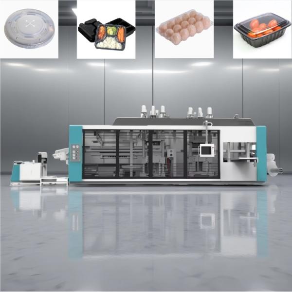 Fully Automated Plastic Thermoforming Machine for Food Containers
