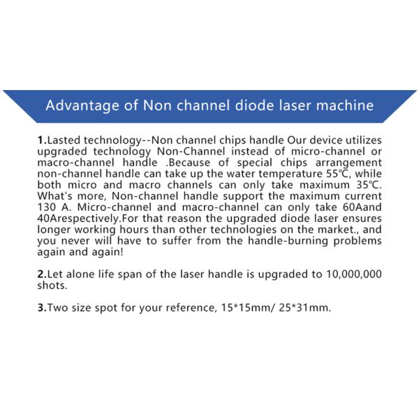 Home Use Permanent 808nm Diode Laser Treatment For Hair Removal 2000W