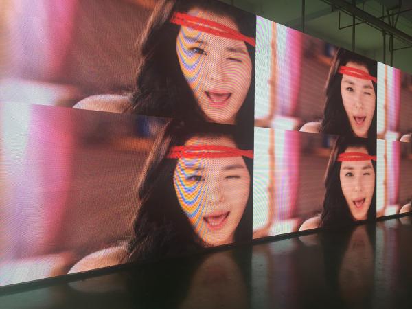 500 mm* 500 mm curtain stage background led display / outdoor screen panels