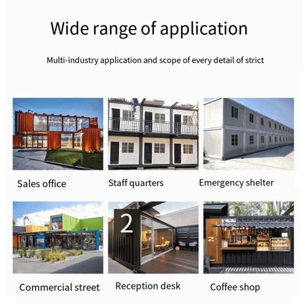 Container Mobile Room Movable Quick-assembly Container House Temporary Residential Housing Commercial Street Villa