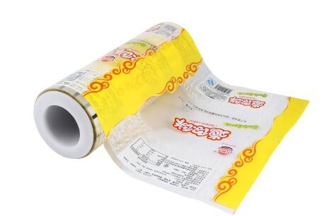 Full Printing BOPP Plastic Food Wrapping Cookie Roll Film Stock