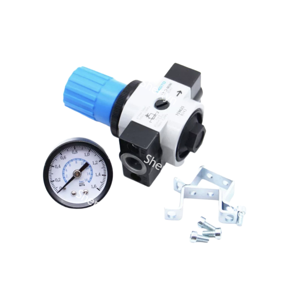 LR-1/2-D-MIDI FESTO Pneumatic Pressure Regulator | LR Series Air Pressure Control Valve