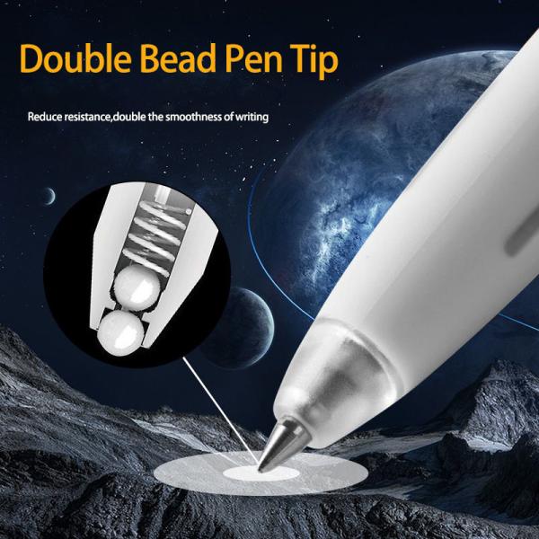 Time Capsule Press Mute Fast Dry Gel Pens 0.5mm Double Bead Tip Neutral Pen