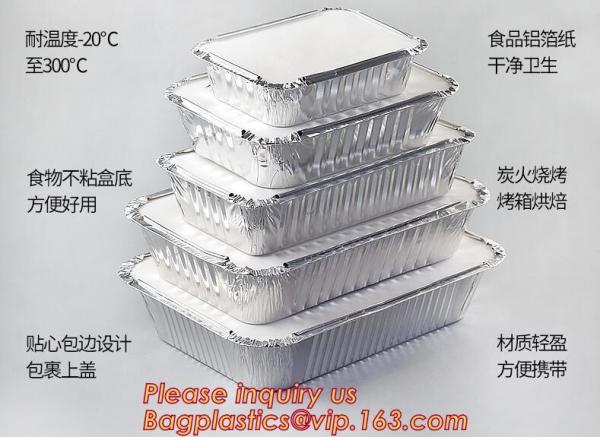 Alloy 8011, Disposable Environmental Protection Household, Compartments Aluminum Foil Container Tray