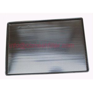304 Food Grade Perforated Wire Mesh Baking Tray Or Drying Tray Stainless Steel
