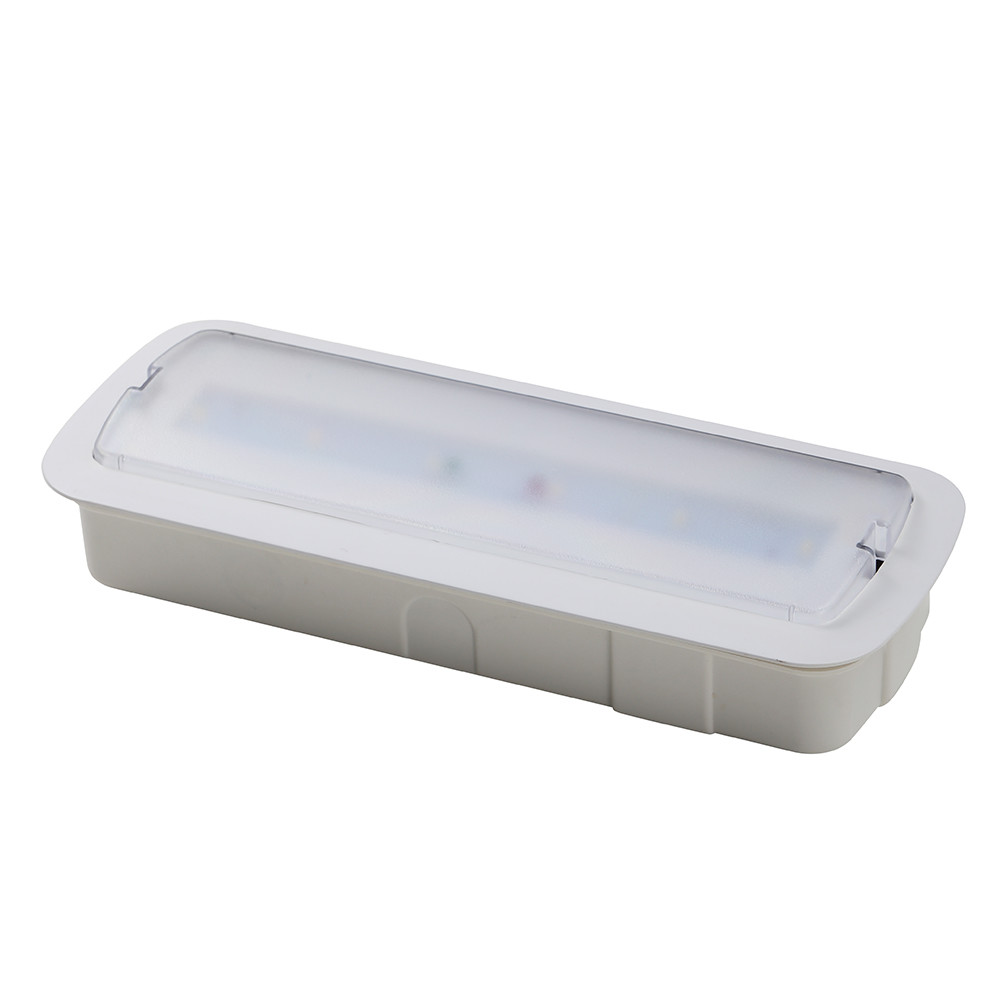 3pcs SMD 5730 LED Recessed Emergency Light with Ni-Cd Battery 3.6V 0.6Ah for More Than 3 Hours Duration