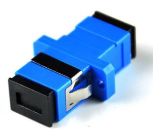 0.2dB SC UPC To SC UPC Fiber Optic Adapter XDK With Flange