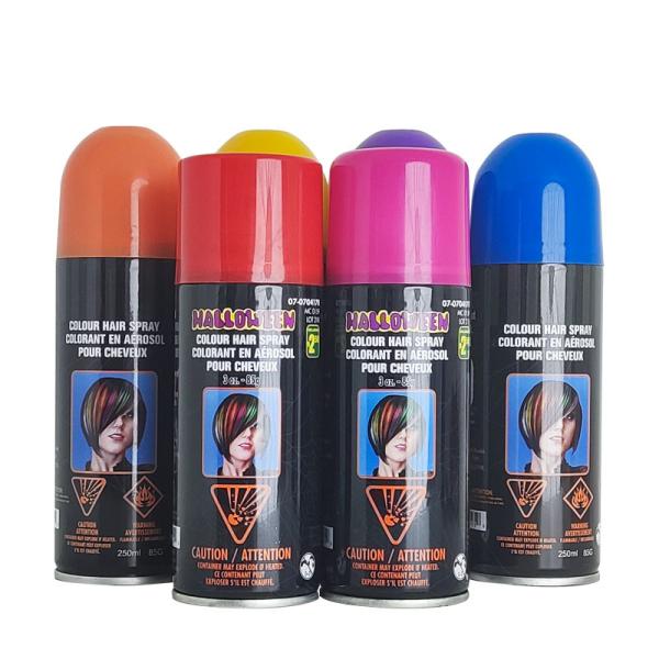 Popular Party Supply Hair Color Spray Black Color Changing Hair Spray Temporary Hair Color Spray