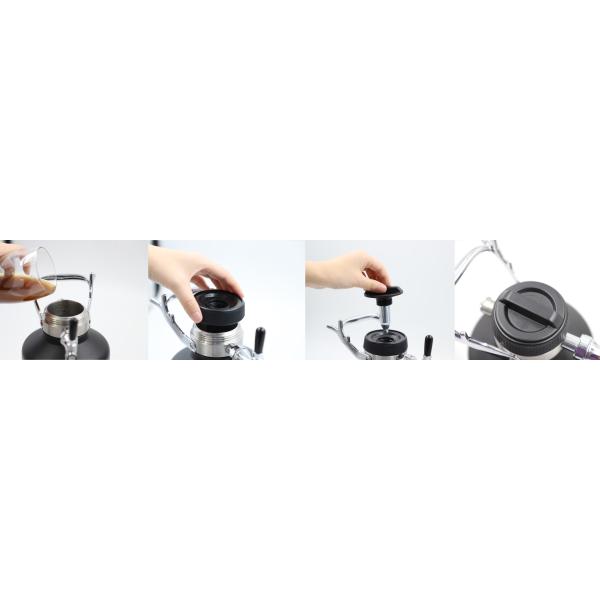 Штейновая черная нитро холодная кофеварка brew 64oz