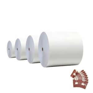 Rollo de papel kraft marrón de 150-350GSM con revestimiento de PE/PLA compostable para uso alimentario en tazas y cuencos de papel