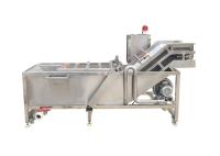 Máquina de lavar vegetal fresca do rolo 500kg/hour da escova da manga