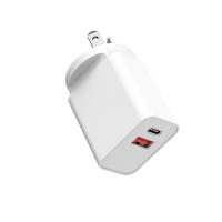 30W double port PD chargeur rapide adaptateur de prise murale de type C pour Samsung Galaxy