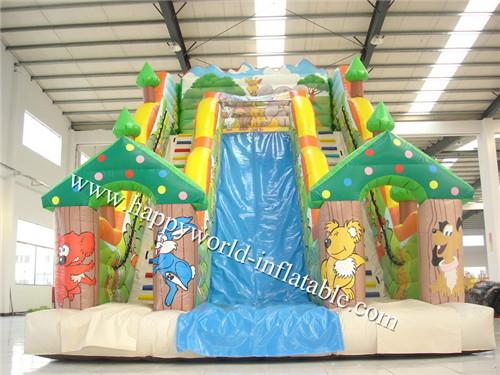palm tree inflatable water slide , inflatable water slide  ,  kids water slide