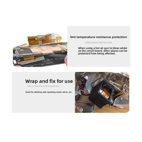 Manufacturer Brown Gold Finger Tape High-temperature Heat-resistant Insulation No Residue Anti-static PI Polyimide Adhesive