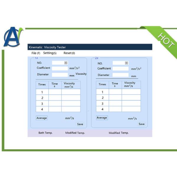 Viscometer ASTM D445 автоматический кинематический для испытывать масла смазки
