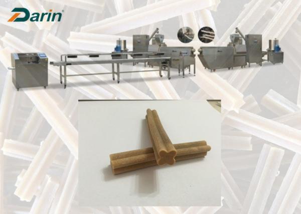 Fast Pet Food Processing Machinery For High Protein Meat Nutrition Chews