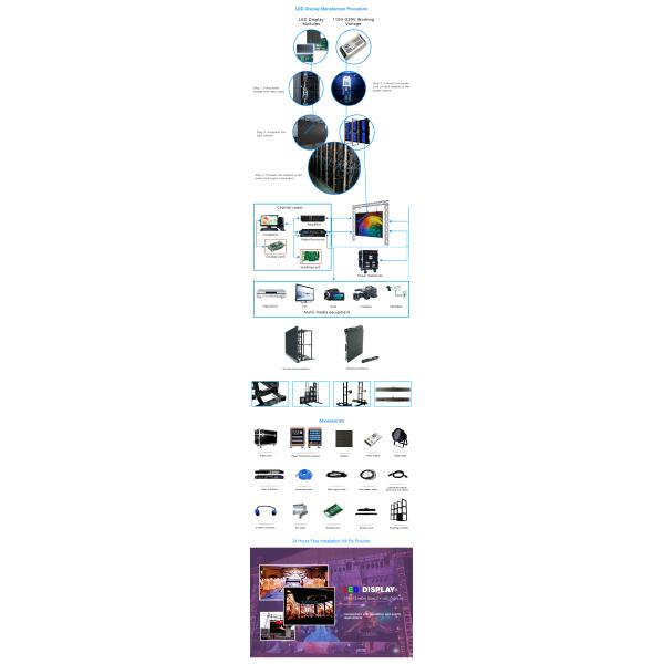 P4.81 Stage Rental LED Indoor Display For Wedding Planner Events