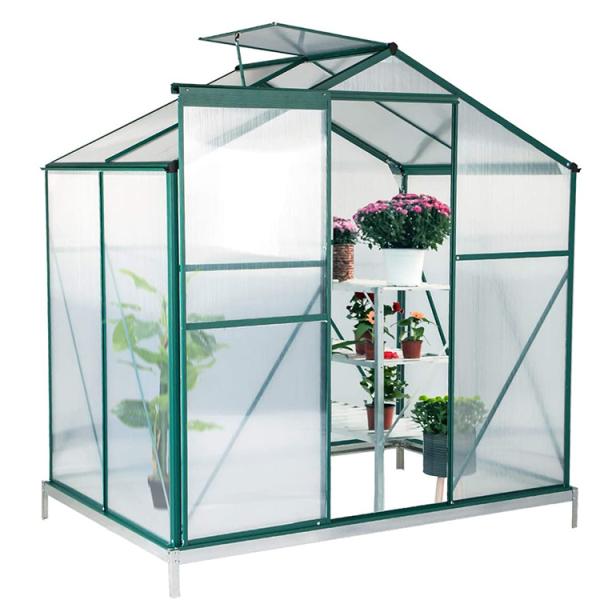 Садовнические заводы Overwintering шатер парника с досками ПК