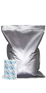Packaging Mylar Bags – Heat Sealable Bags For Packaging Food, Candy, Sugar, Snacks Herbs – Smell Proof Stand Up Seal