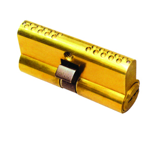 RARLUX Super Polish Nickel Plated Solid Brass Key Door Cylinder with 3 Keys