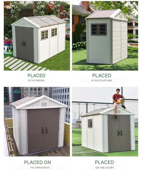 Removable Small Room for Steel Structure Outdoor Garden Simple Room Assembly Sundry Storage