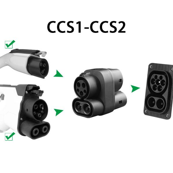 Efficiently Charge Your Electric Vehicle with CCS1 to CCS2 AC EV Adaptor Performance 250A Output Current