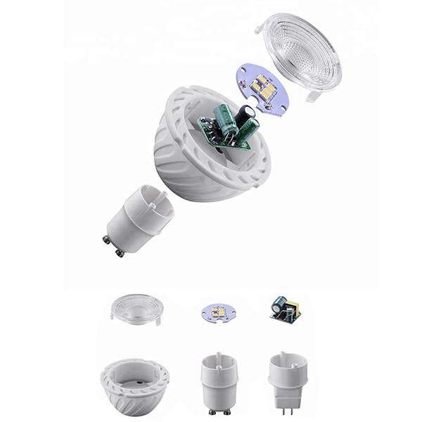 FCC 450 Lumen Indoor LED Light Bulbs Pure White Cover SMD 2835