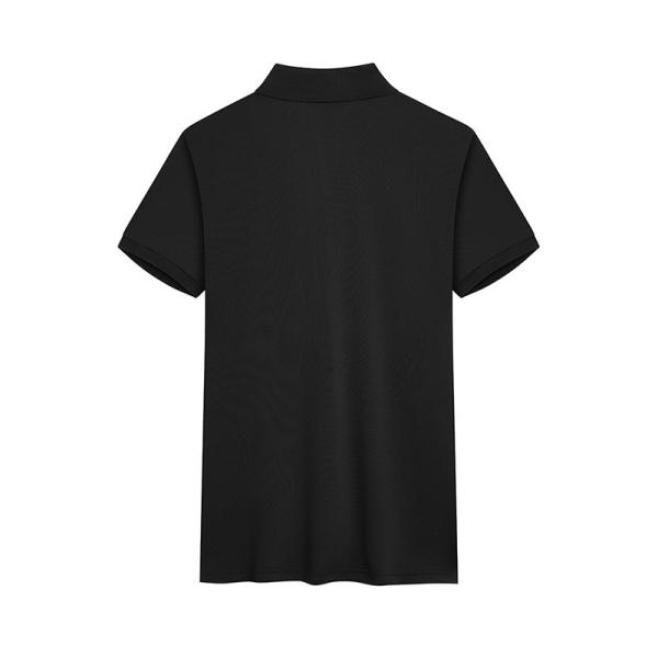 S to 4XL Classic Lapel Loose Casual Polo Shirt 96 Polyester 4 Spandex Shirts