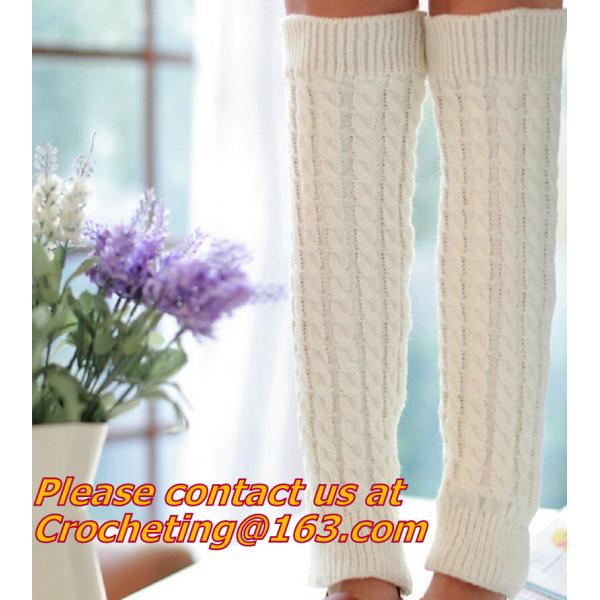 Fashion Knitted lace Boot Cotton Gaiters Warm lace boot socks buttons leg warmers bontique