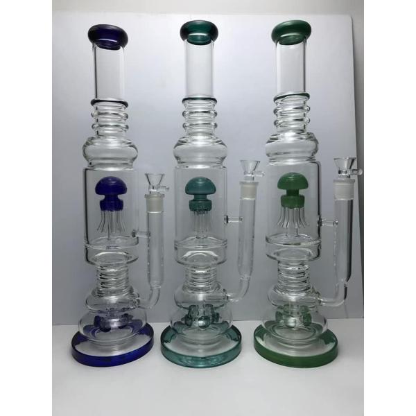 Кальян Beaker кальяна 12,5 труб водопровода дюйма куря светящий с шаром 14mm стеклянным